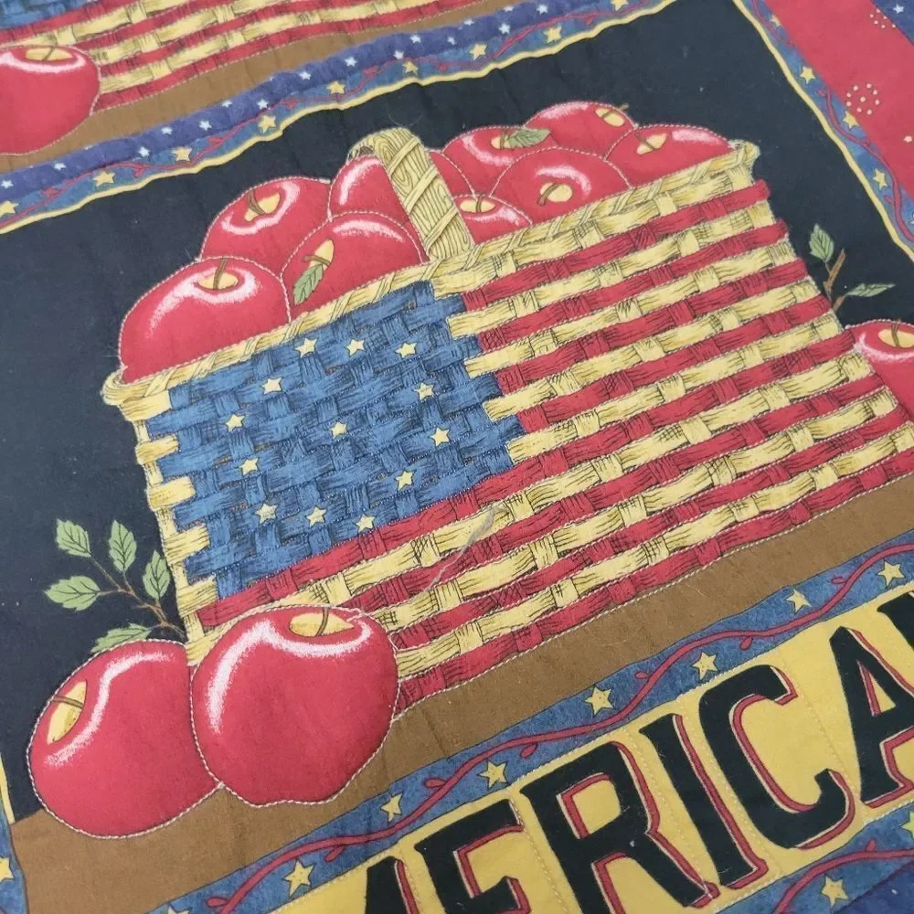 Americana Flags Prints Placemats for Table Mats Set Of 4